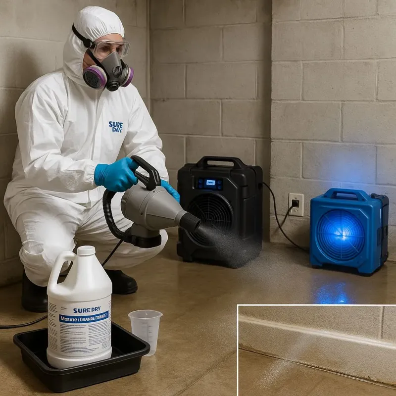 Sanitization and Odor Removal process in Delano, CA